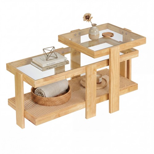 Nesting coffee table set - coffee,