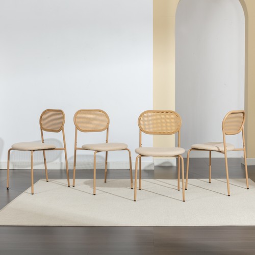 4pc boho dining chairs - boho,
